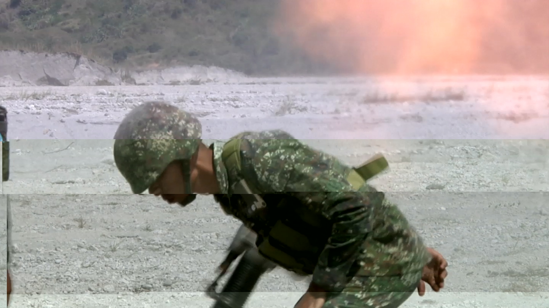 Philippines Mortar Firing