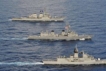 US Japan and Australia Destroyer